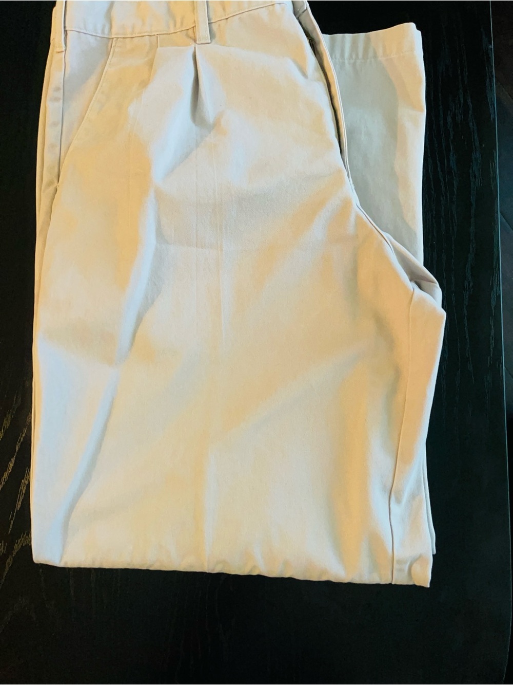 Basic Editions Men's Khaki Slim Chinos in Light Tan
